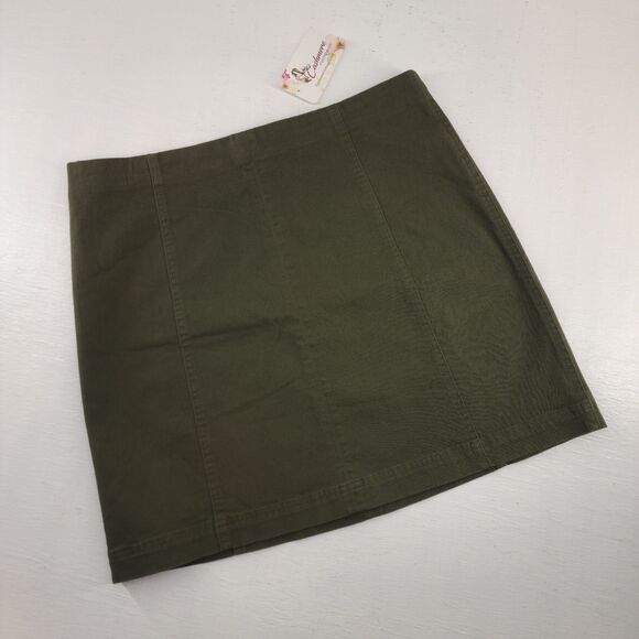 Dresses & Skirts - NWT Umgee Size Large | Utility Hunter Green Mini Skirt Goblin Y2K